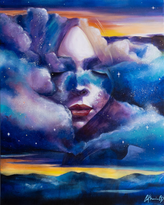 Après un rêve | Techniques mixtes 30"x24"