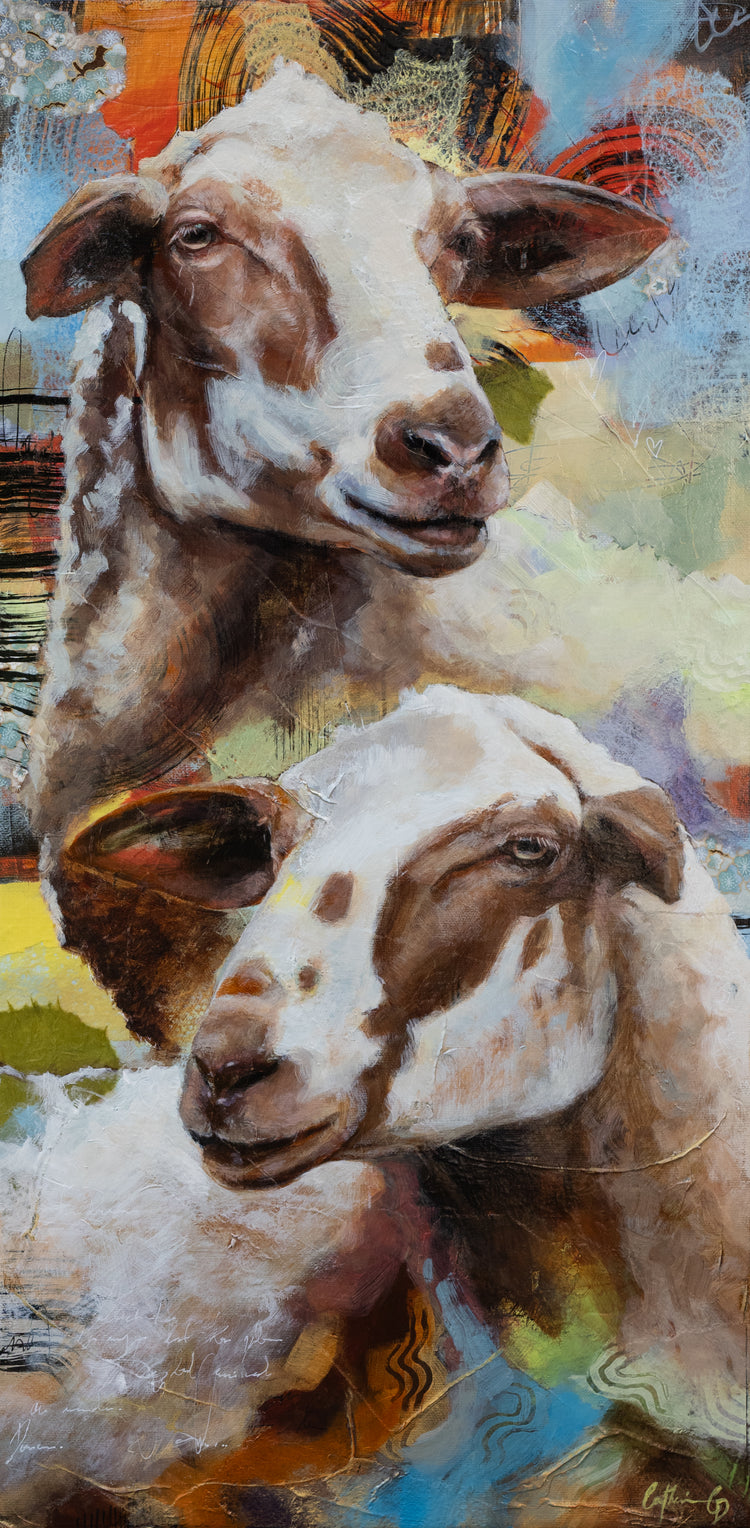 En duo | Techniques mixte 24x12