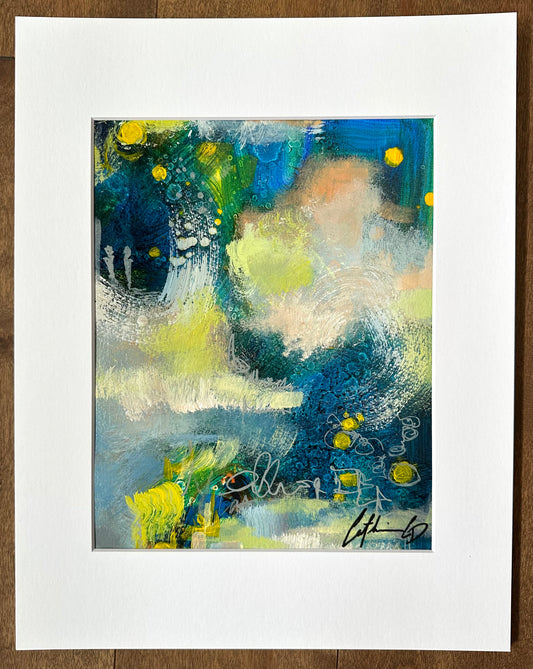 Étude # 13 | techniques mixtes sur papier 10 x 8