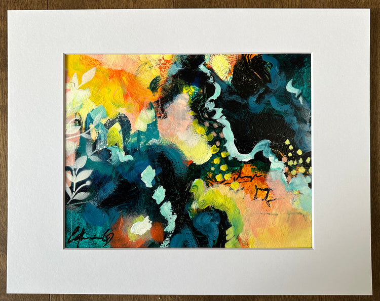 Étude # 15 | techniques mixtes sur papier 8 x 10