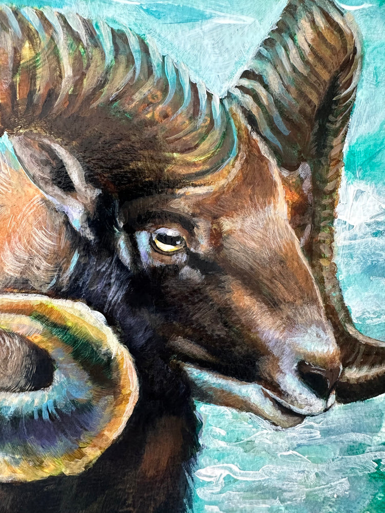 Ancêtre | Acrylique sur papier 8 x 10