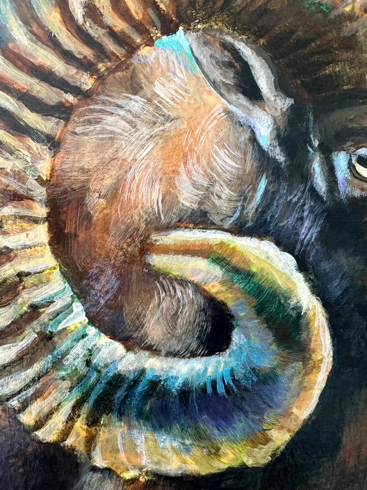 Ancêtre | Acrylique sur papier 8 x 10