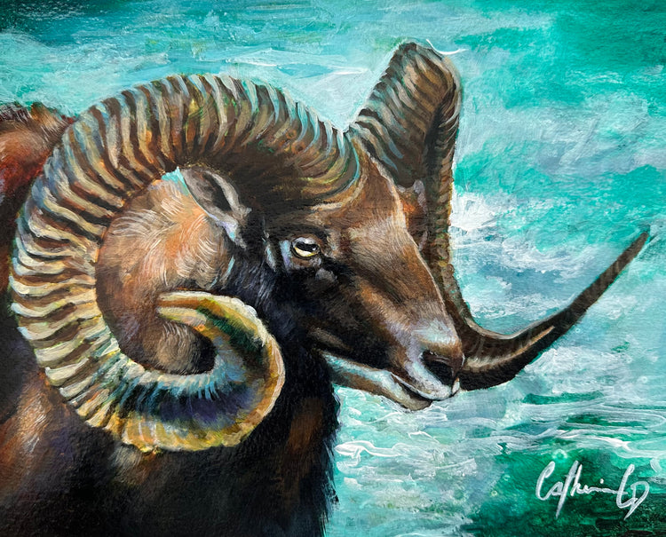 Ancêtre | Acrylique sur papier 8 x 10