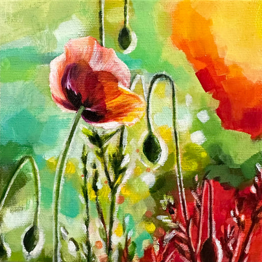 Sentinelles | Acrylique 6"x6"