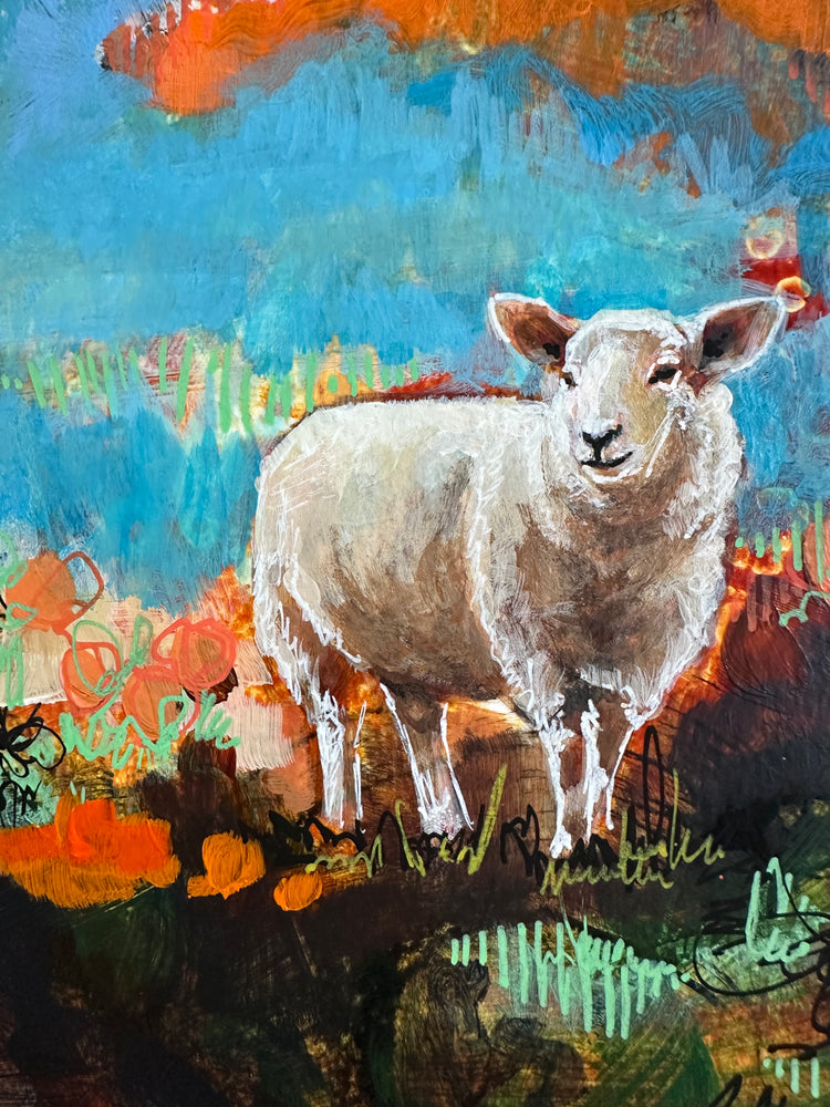 Fragment I | Acrylique sur papier 10 x 8