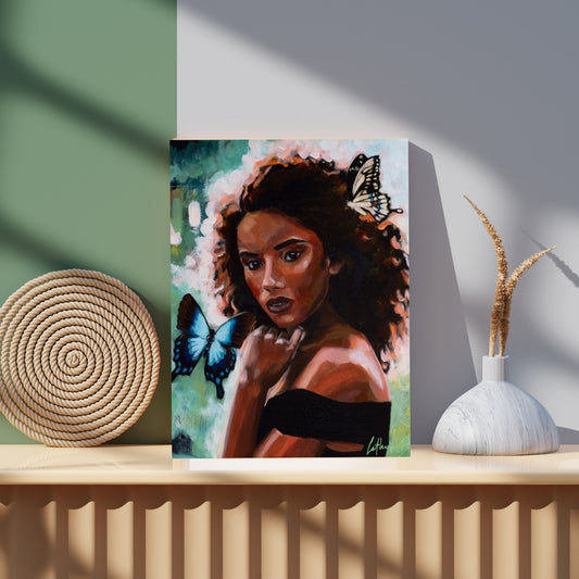 Couronne diaphane | Acrylique 14"x11"