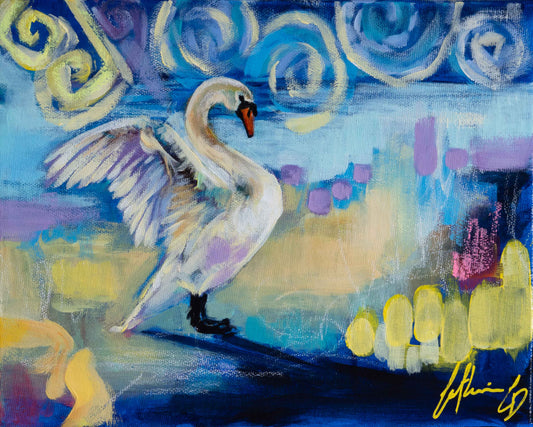 Secouer le passé | Acrylique 8"x10"