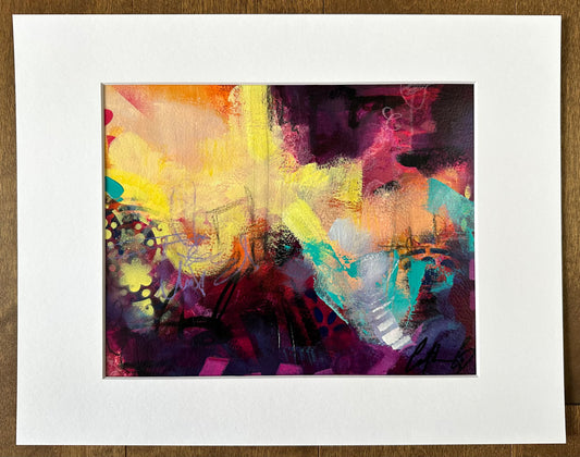 Étude # 11 | techniques mixtes sur papier 8 x 10