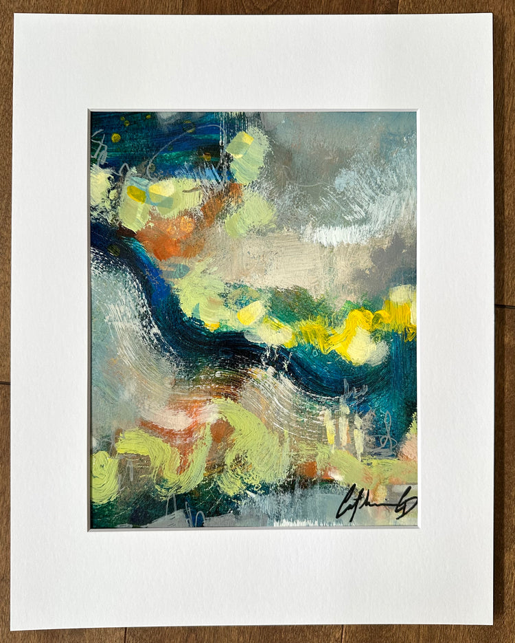 Étude # 12 | techniques mixtes sur papier 10 x 8