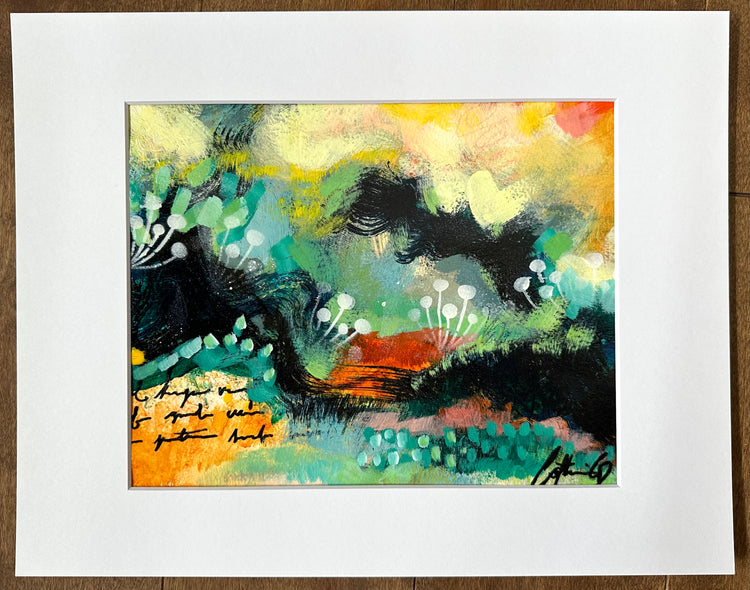 Étude # 14 | techniques mixtes sur papier 8 x 10