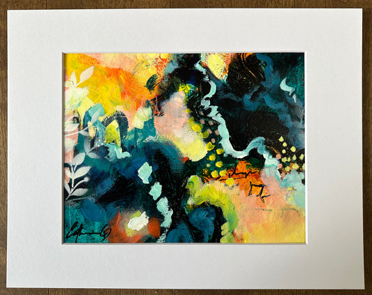 Étude # 15 | techniques mixtes sur papier 8 x 10