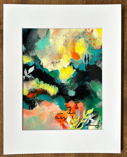 Étude # 16 | techniques mixtes sur papier 10 x 8