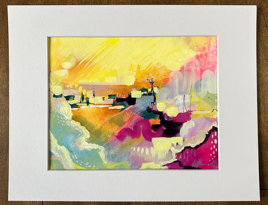 Étude # 1 | techniques mixtes sur papier 8 x 10