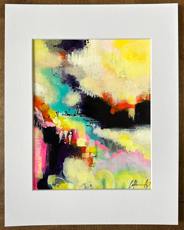 Étude # 5 | techniques mixtes sur papier 10 x 8