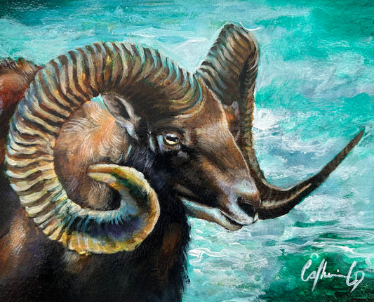 Ancêtre | Acrylique sur papier 8 x 10