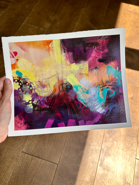 Étude # 11 | techniques mixtes sur papier 8 x 10