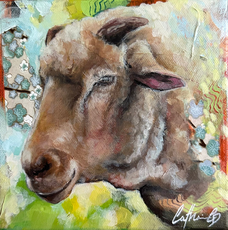 Portrait de Malo | Techniques mixte 6 x 6